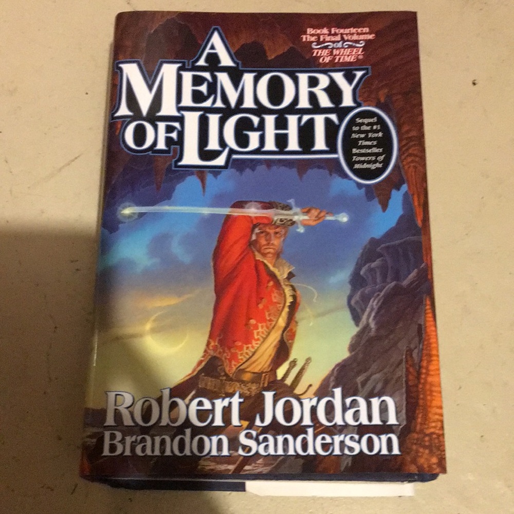 A Memory of Light Decorative Coffee Table Book - Red/Blue Cover